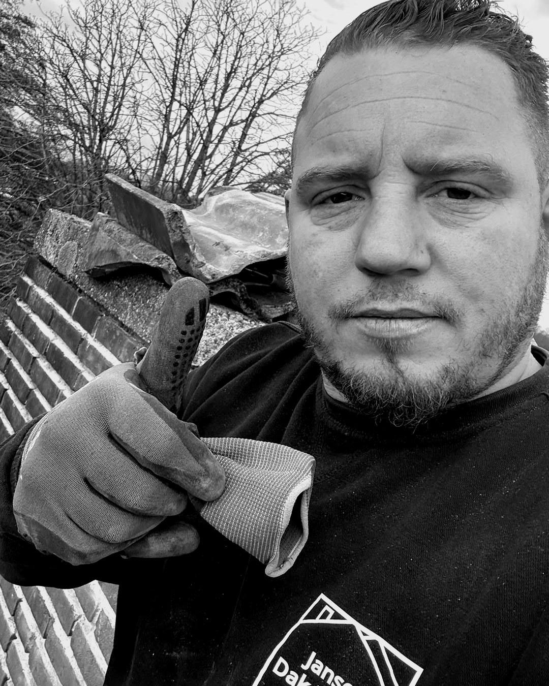 Leonard Jansen, eigenaar van Jansen Dak Herstel